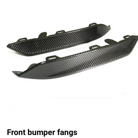 BMW M8 F91 F92 F93 lower front bumper inserts