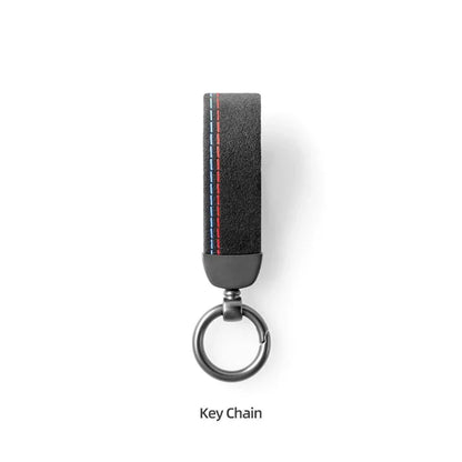 ALCANTARA KEY CASE / KEYCHAIN FOR E90 / E92 / F22 / F30 / F32 / F10 / G20 / G22 / G42 BMW 2 / 3 / 4 / 5 / 6 / 7 / 8 SERIES