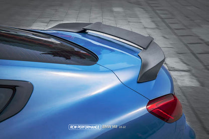 DRY CARBON FIBER FULL LEGNTH HIGH KICK STYLE REAR SPOILER FOR G15 F92 BMW M8 / M850I / 840I / 840d