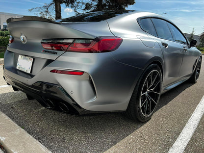 BMW Akrapovic Styled exhaust system for M850i 840i 840d G14 G15 G16  stainless with Carbon Tips