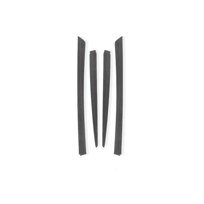ALCANTARA / CARBON FIBER LEATHER DOOR COVER TRIM FOR F10 / F18 BMW 5 SERIES