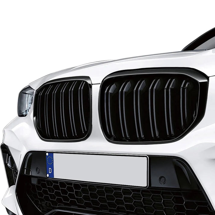 ABS GLOSS BLACK DOUBLE SLAT GRILLE FOR G01 / G02 BMW X3 / X4 SERIES