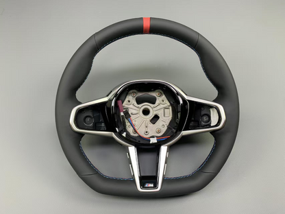 Aftermarket steering wheel fits any BMW with any button configuration, with or without heating and driver assist. BMW LCI CS 840d 840i M850iG14 G15 G16 M5 M8 F90 F91 F92 F93