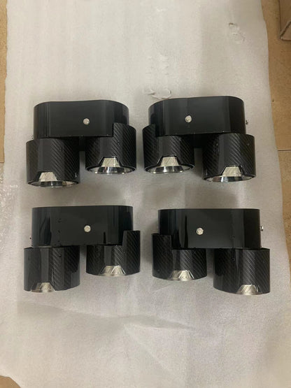 BMW G14 G15 G16 840i M850i Twin Tips DIY option. NOT suitable for 840d Quad