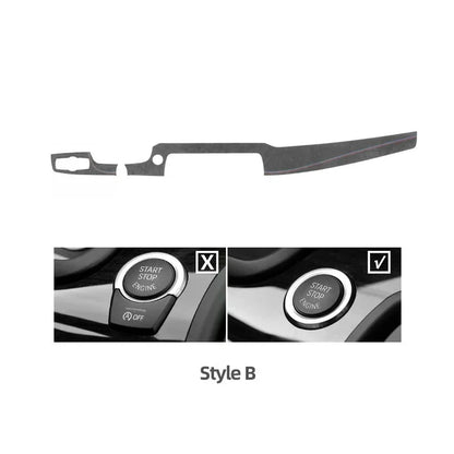 ALCANTARA / CARBON FIBER LEATHER DASH COVER TRIM FOR F10 / F18 BMW 5 SERIES