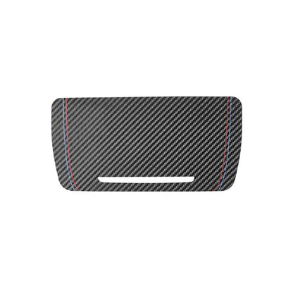 ALCANTARA / CARBON FIBER LEATHER CONSOLE STORAGE COVER TRIM FOR F10 / F18 BMW 5 SERIES