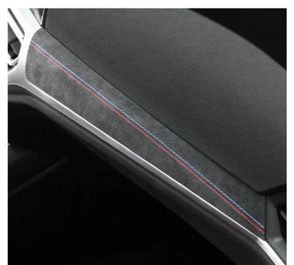 ALCANTARA / CARBON FIBER LEATHER DASH TRIM FOR G20 / G22 / G23 / G28 / G42 / G80 / G82 BMW 2 / 3 / 4 SERIES
