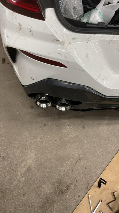 BMW G14 G15 G16 840i M850i Twin Tips DIY option. NOT suitable for 840d Quad
