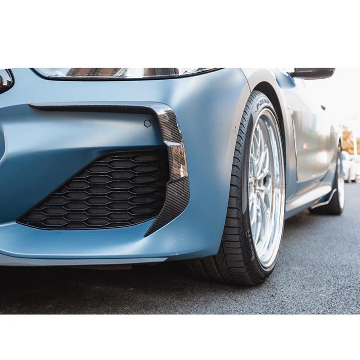 CARBON FIBER FRONT BUMPER CANARDS FOR G14 / G15 / G16 BMW M850I / 840I