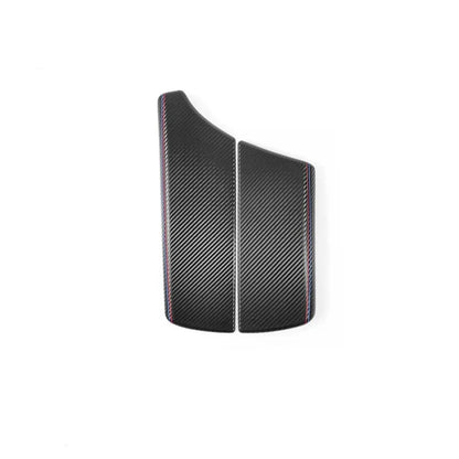 ALCANTARA / CARBON FIBER LEATHER ARMREST COVER TRIM FOR F10 / F18 BMW 5 SERIES