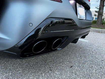 BMW Akrapovic Styled exhaust system for M850i 840i 840d G14 G15 G16  stainless with Carbon Tips
