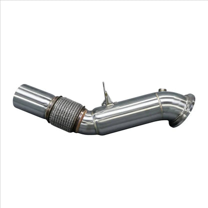 T304 Stainless Steel Free Flow Downpipes (Cat-less) for B46 / G20 / G22 / G42 / 330i / 430i / 230i