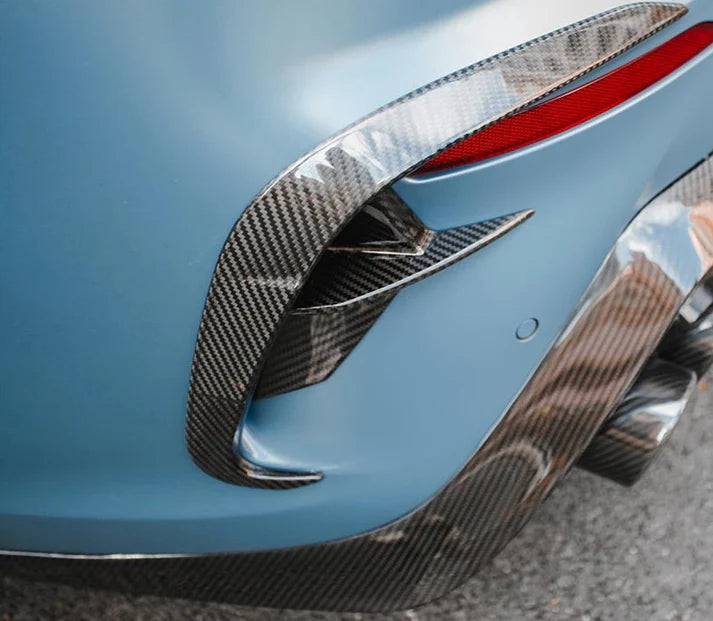 CARBON FIBER REAR BUMPER AIR VENTS FOR G14 / G15 / G16 BMW M850I / 840I