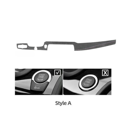 ALCANTARA / CARBON FIBER LEATHER DASH COVER TRIM FOR F10 / F18 BMW 5 SERIES