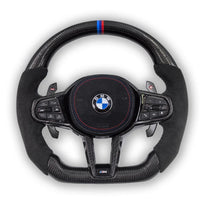 2025 LCI Style Custom Carbon Fiber Steering Wheel for G Chassis (Retrofit All G & F Chassis Models)
