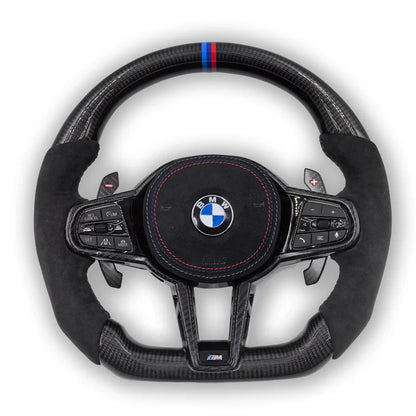 2025 LCI Style Custom Carbon Fiber Steering Wheel for G Chassis (Retrofit All G & F Chassis Models)