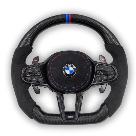 2025 LCI Style Custom Carbon Fiber Steering Wheel for G Chassis (Retrofit All G & F Chassis Models)