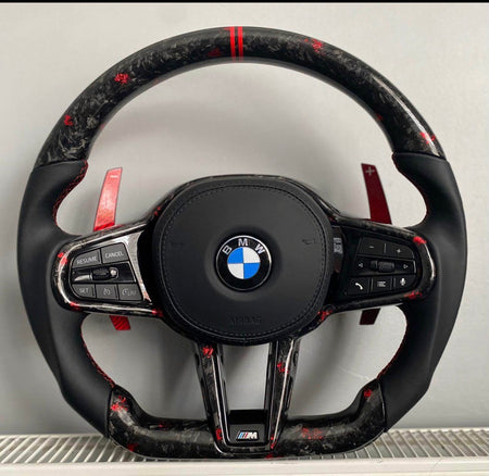 BMW Custom LCI Steering Wheel For BMW G14 G15 G16 F90 F92 F93 840i 840d M850i M8