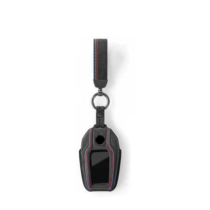 ALCANTARA KEY CASE / KEYCHAIN FOR E90 / E92 / F22 / F30 / F32 / F10 / G20 / G22 / G42 BMW 2 / 3 / 4 / 5 / 6 / 7 / 8 SERIES
