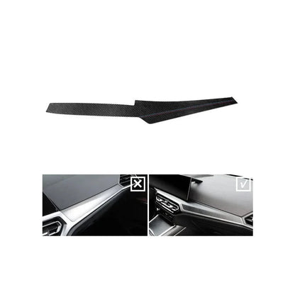 ALCANTARA / CARBON FIBER LEATHER DASH TRIM FOR G20 / G22 / G23 / G28 / G42 / G80 / G82 BMW 2 / 3 / 4 SERIES
