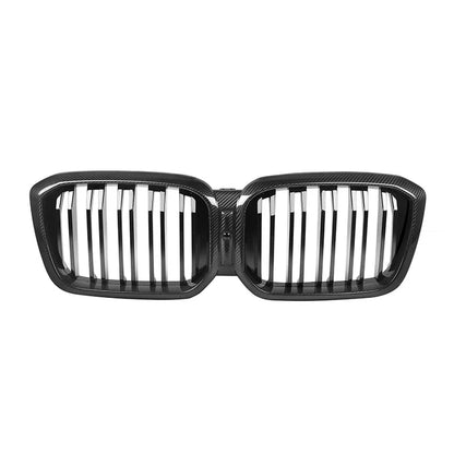 DRY CARBON FIBER DOUBLE SLAT GRILLE FOR G01 / G02 BMW X3 / X4 SERIES