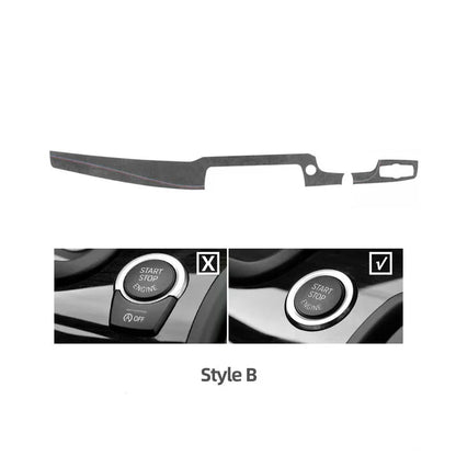 ALCANTARA / CARBON FIBER LEATHER DASH COVER TRIM FOR F10 / F18 BMW 5 SERIES