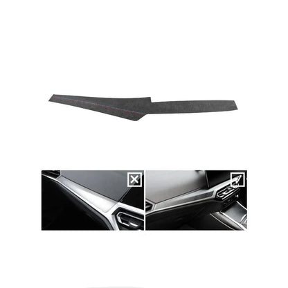 ALCANTARA / CARBON FIBER LEATHER DASH TRIM FOR G20 / G22 / G23 / G28 / G42 / G80 / G82 BMW 2 / 3 / 4 SERIES