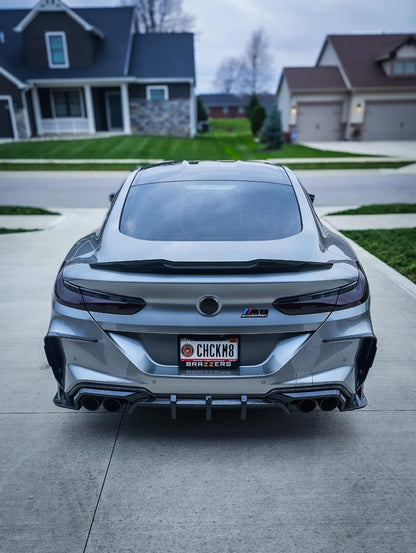 DRY CARBON FIBER PSM HIGH KICK STYLE REAR SPOILER FOR G15 G16 / F92 F93 BMW M8 / M850I / 840I / 840d SooQoo