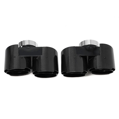 M Performance Quad Exhaust Tips for G20 330i & 330E / G22 430i / G42 230i