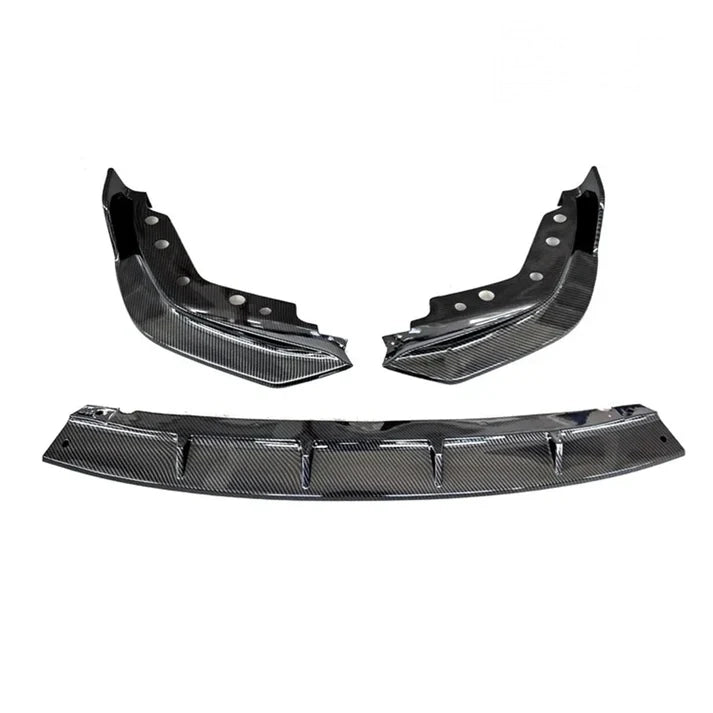 FD Style Carbon Fiber Look ABS Plastic Front Lip For G20 / G28 BMW 3 Series 330i M340i