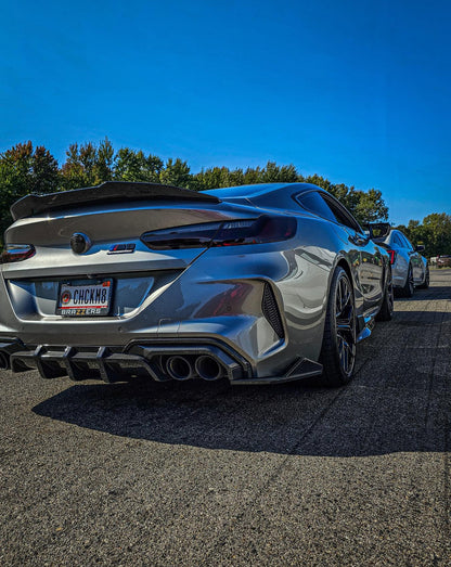DRY CARBON FIBER PSM HIGH KICK STYLE REAR SPOILER FOR G15 G16 / F92 F93 BMW M8 / M850I / 840I / 840d SooQoo