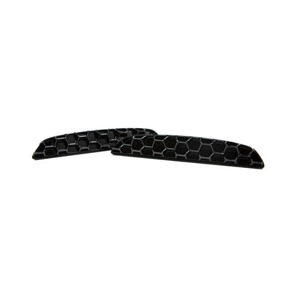 Acexxon BMW X5M Honeycomb Rear Reflector Inserts In Gloss Black (F85)