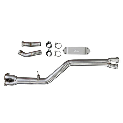 Active Autowerke BMW F87 M2 Competition Exhaust Single Midpipe (Non Resonated)