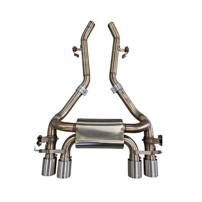 Active Autowerke BMW M3/M4 Valved Rear Exhaust System (G80/G81/G82/G83)