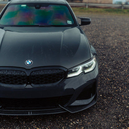 Adro Inc BMW G20/G21 M340i & M340d Gloss Carbon Fibre Front Splitter (Pre-LCI)
