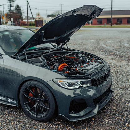 Adro Inc BMW G20/G21 M340i & M340d Gloss Carbon Fibre Front Splitter (Pre-LCI)