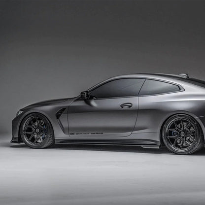Adro Inc BMW G80, G81 M3 & G82, G83 M4 Full Length Side Skirts In Pre Preg Carbon Fibre