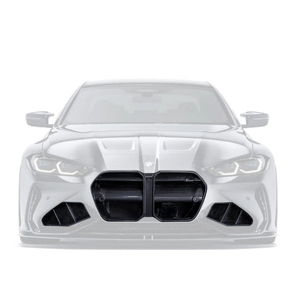 Adro Inc BMW G80, G81 M3 & G82, G83 M4 Front Grille & Front Ducts In Pre Preg Carbon Fibre