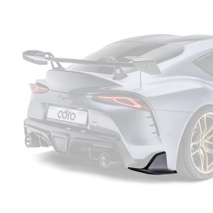 Adro Inc Toyota GR Supra A90 Gloss Carbon Fibre Rear Winglets