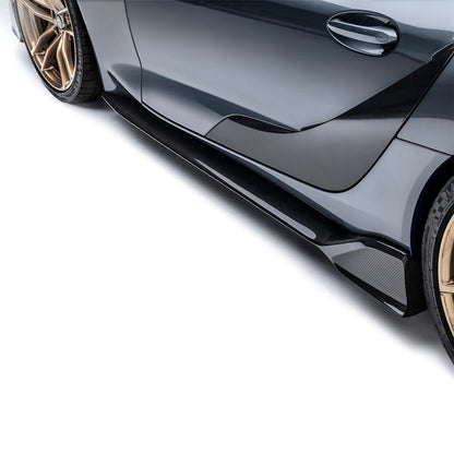 Adro Inc Toyota GR Supra A90 Gloss Carbon Fibre Side Skirts