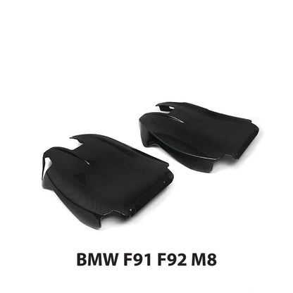 Dry Carbon FIber Seat Back Cover Trim for M8 F91 F92 F93