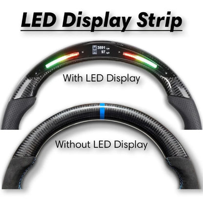Custom LED Carbon Fiber Steering Wheel for All G Chassis Models - G20 / G22 / G30 / G42 / G80 / G82 / G87 / G Series / BMW 2 Series 3 Series 4 Series 5 Series M3 M4