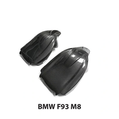 Dry Carbon FIber Seat Back Cover Trim for M8 F91 F92 F93