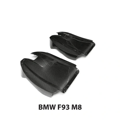 Dry Carbon FIber Seat Back Cover Trim for M8 F91 F92 F93