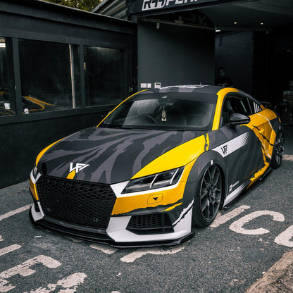 Audi MK3 TT Aggressive Side Skirts in Gloss Black