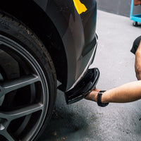 Ingo Noak Audi MK3 TT Rear Side Splitters In Matte Black