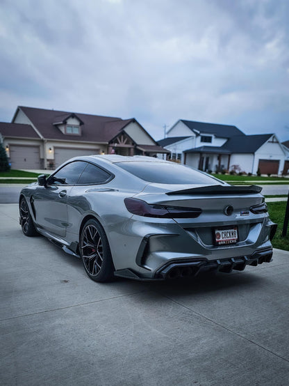 DRY CARBON FIBER PSM HIGH KICK STYLE REAR SPOILER FOR G15 G16 / F92 F93 BMW M8 / M850I / 840I / 840d SooQoo