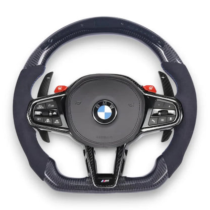 2025 LCI Style Custom Carbon Fiber Steering Wheel for G Chassis (Retrofit All G & F Chassis Models)