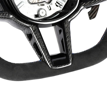 2025 LCI Style Custom Carbon Fiber Steering Wheel for G Chassis (Retrofit All G & F Chassis Models)