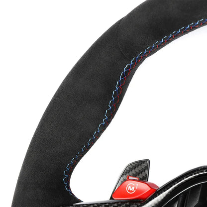 2025 LCI Style Custom Carbon Fiber Steering Wheel for G Chassis (Retrofit All G & F Chassis Models)